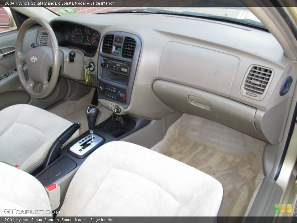 Beige Interior Dashboard for the 2004 Hyundai Sonata  #76324822