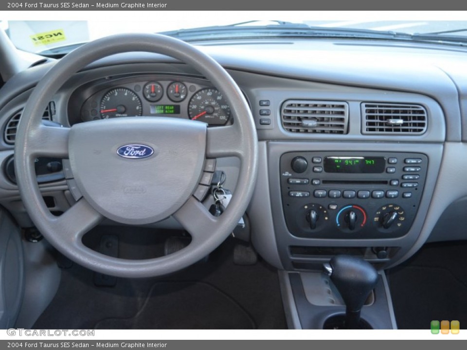Medium Graphite Interior Dashboard for the 2004 Ford Taurus SES Sedan #76324916
