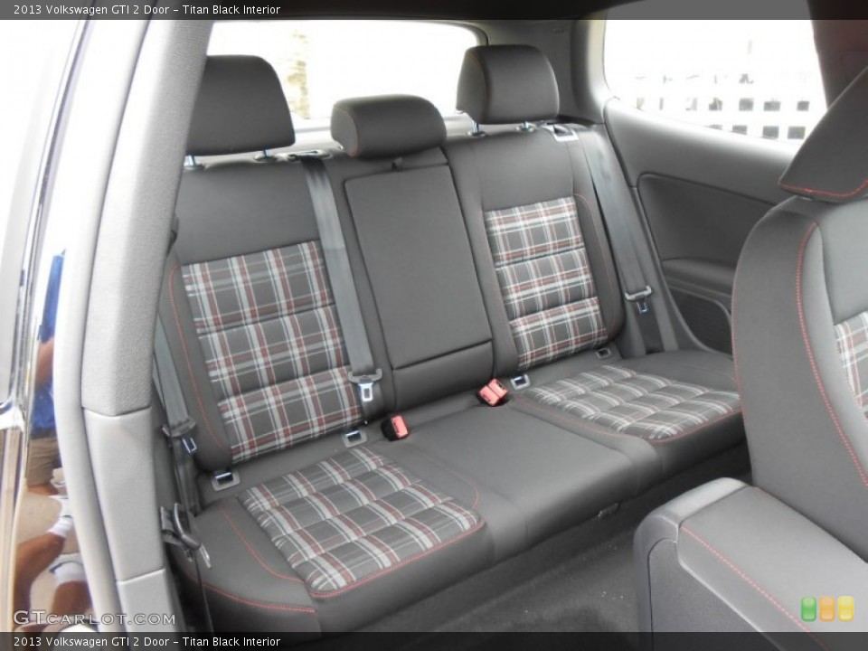 Titan Black Interior Rear Seat for the 2013 Volkswagen GTI 2 Door #76325184