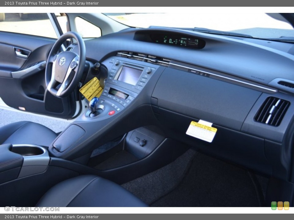 Dark Gray Interior Dashboard for the 2013 Toyota Prius Three Hybrid #76325564