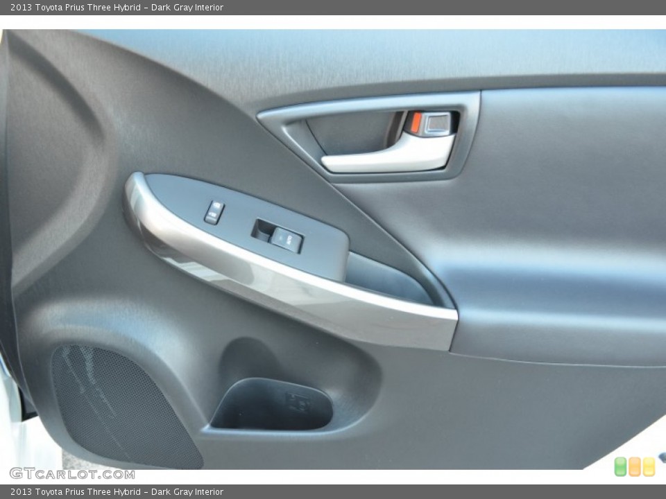 Dark Gray Interior Door Panel for the 2013 Toyota Prius Three Hybrid #76325576