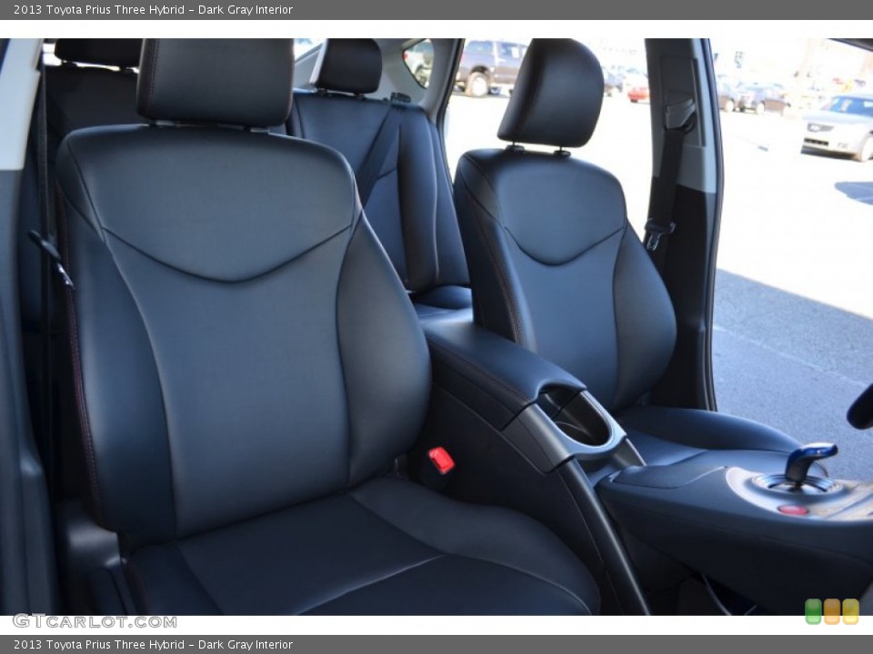 Dark Gray Interior Front Seat for the 2013 Toyota Prius Three Hybrid #76325582