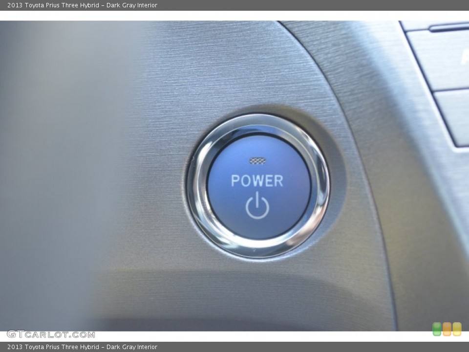 Dark Gray Interior Controls for the 2013 Toyota Prius Three Hybrid #76325666