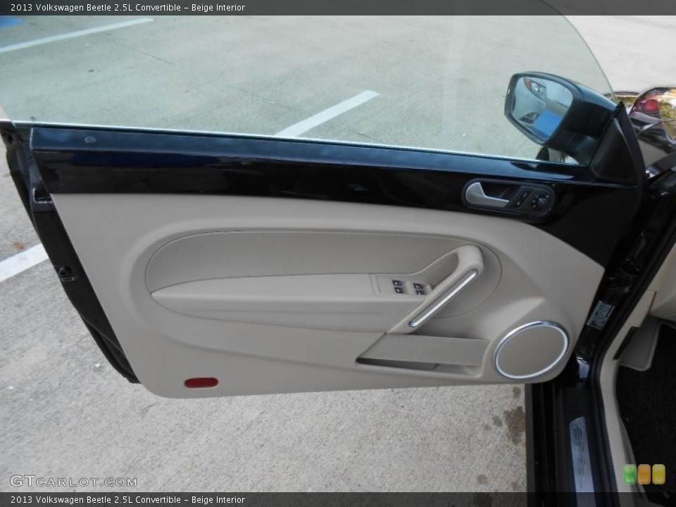 Beige Interior Door Panel for the 2013 Volkswagen Beetle 2.5L Convertible #76326236
