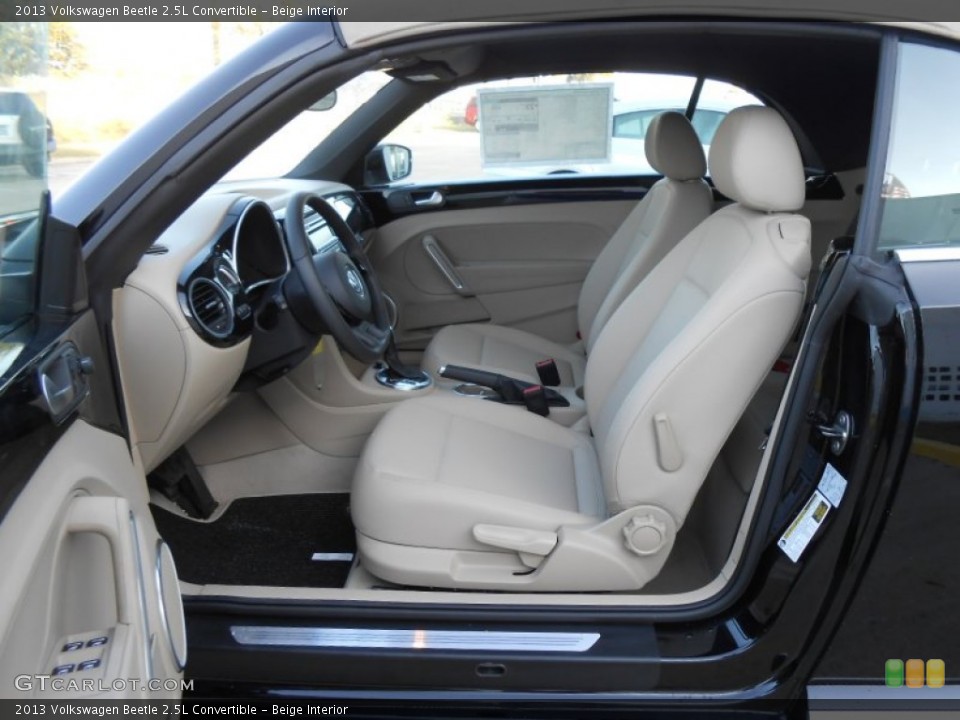 Beige Interior Photo for the 2013 Volkswagen Beetle 2.5L Convertible #76326251