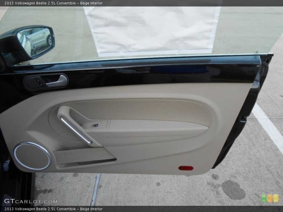 Beige Interior Door Panel for the 2013 Volkswagen Beetle 2.5L Convertible #76326256