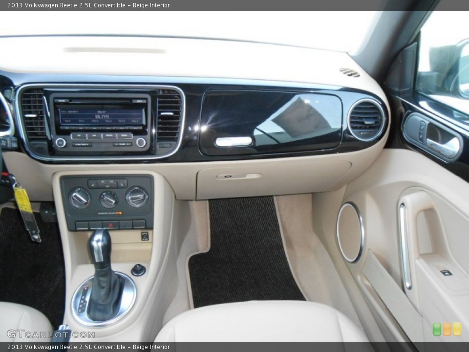 Beige Interior Dashboard for the 2013 Volkswagen Beetle 2.5L Convertible #76326291