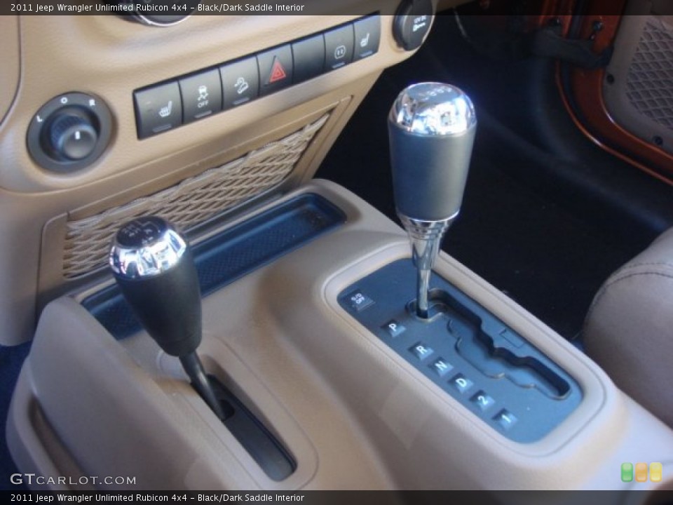 Black/Dark Saddle Interior Transmission for the 2011 Jeep Wrangler Unlimited Rubicon 4x4 #76326956