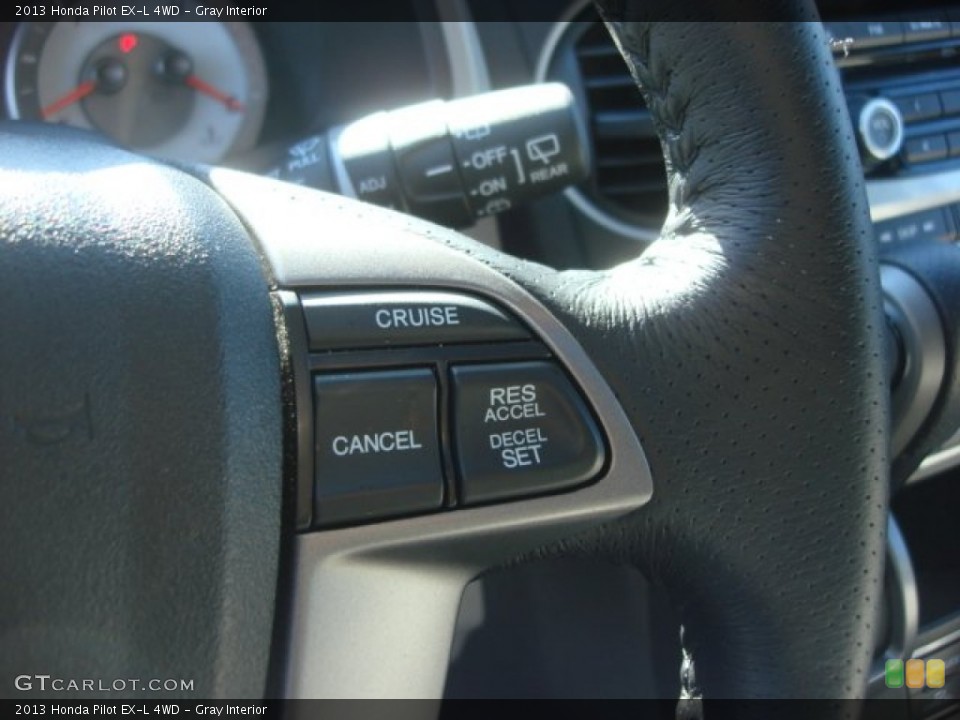 Gray Interior Controls for the 2013 Honda Pilot EX-L 4WD #76328723