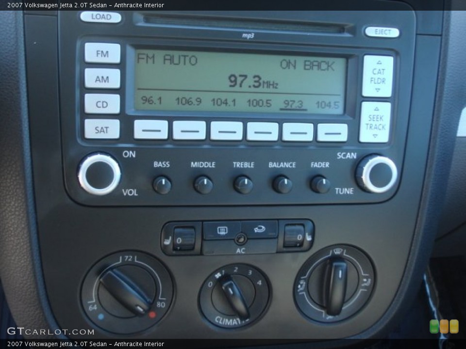 Anthracite Interior Audio System for the 2007 Volkswagen Jetta 2.0T Sedan #76329227