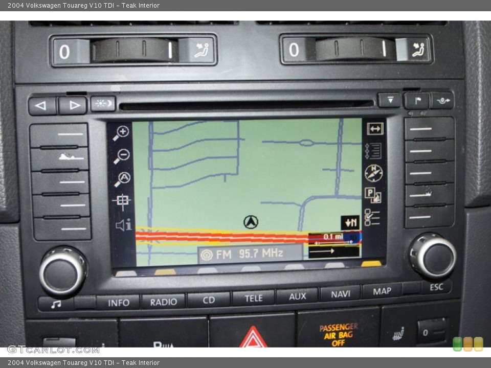 Teak Interior Navigation for the 2004 Volkswagen Touareg V10 TDI #76329254
