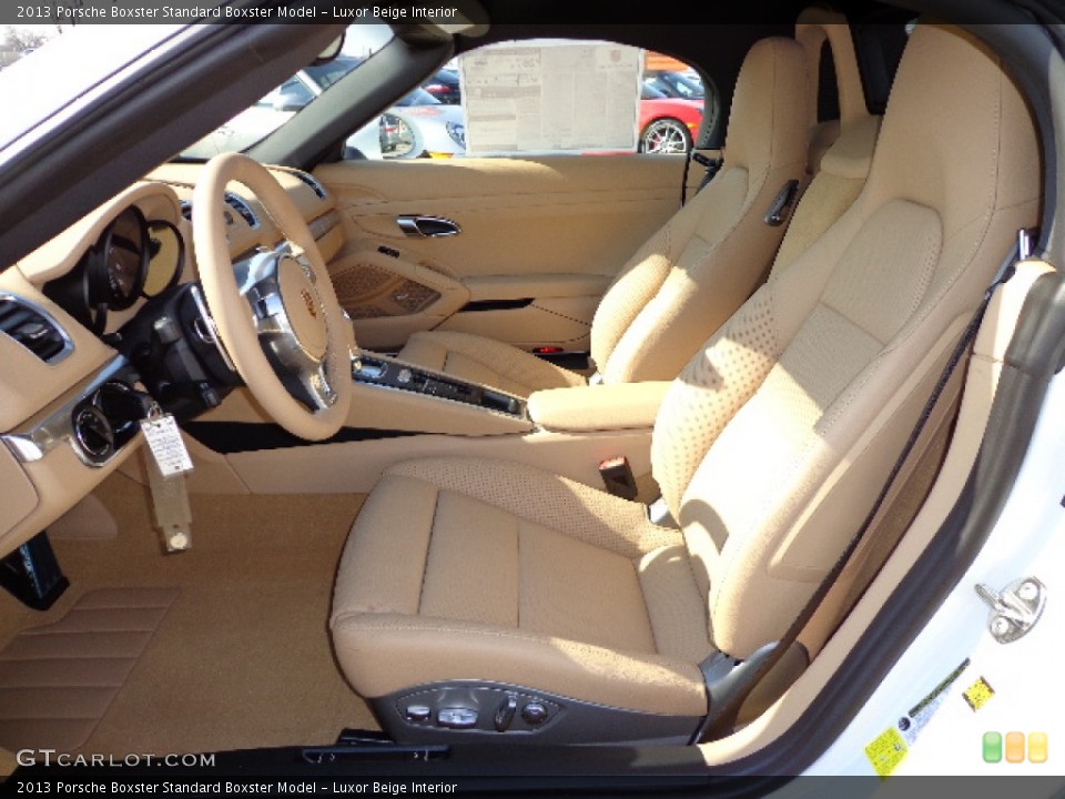 Luxor Beige Interior Front Seat for the 2013 Porsche Boxster  #76329869