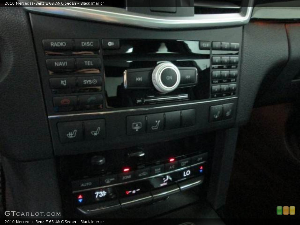 Black Interior Controls for the 2010 Mercedes-Benz E 63 AMG Sedan #76329888
