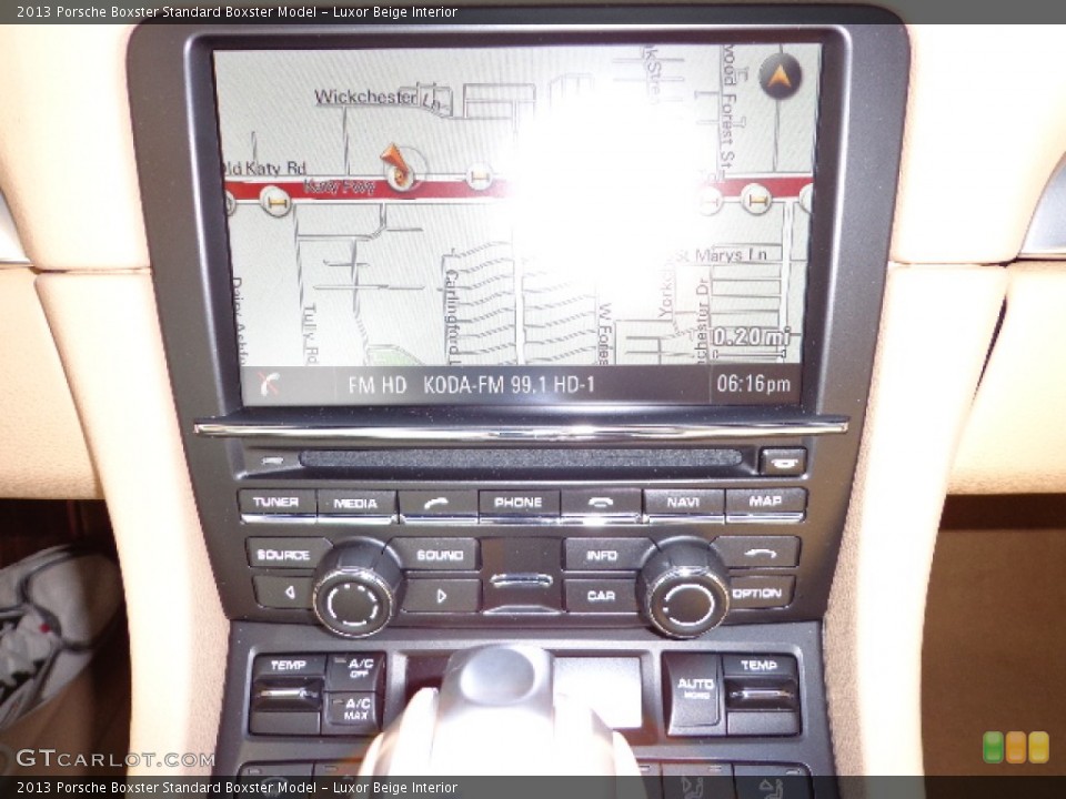 Luxor Beige Interior Navigation for the 2013 Porsche Boxster  #76329893
