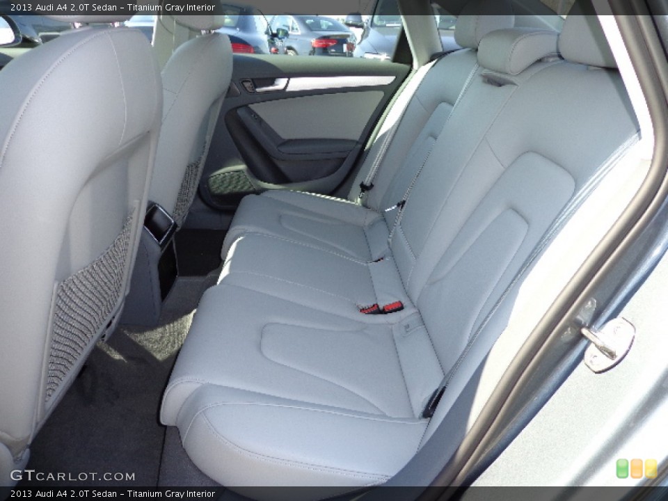 Titanium Gray Interior Rear Seat for the 2013 Audi A4 2.0T Sedan #76330118