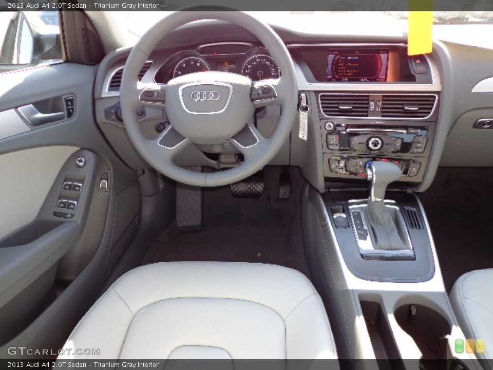 Titanium Gray Interior Dashboard for the 2013 Audi A4 2.0T Sedan #76330124