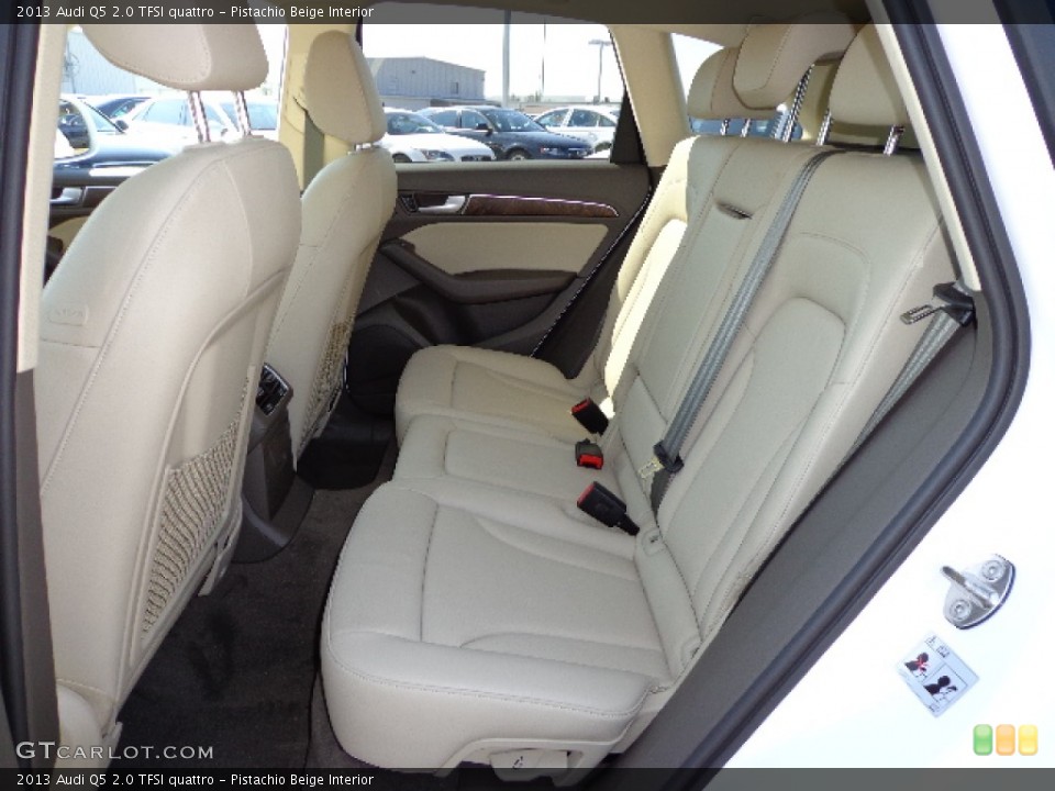Pistachio Beige Interior Rear Seat for the 2013 Audi Q5 2.0 TFSI quattro #76330322