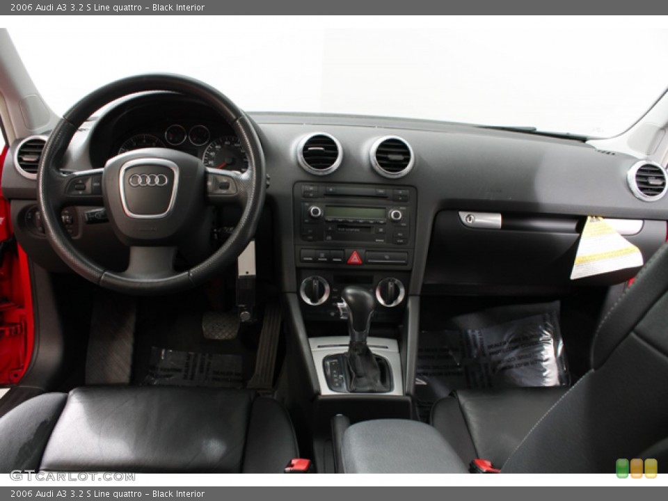 Black Interior Dashboard for the 2006 Audi A3 3.2 S Line quattro #76330370