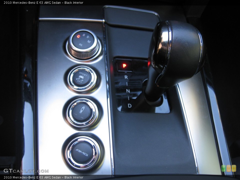 Black Interior Transmission for the 2010 Mercedes-Benz E 63 AMG Sedan #76330448