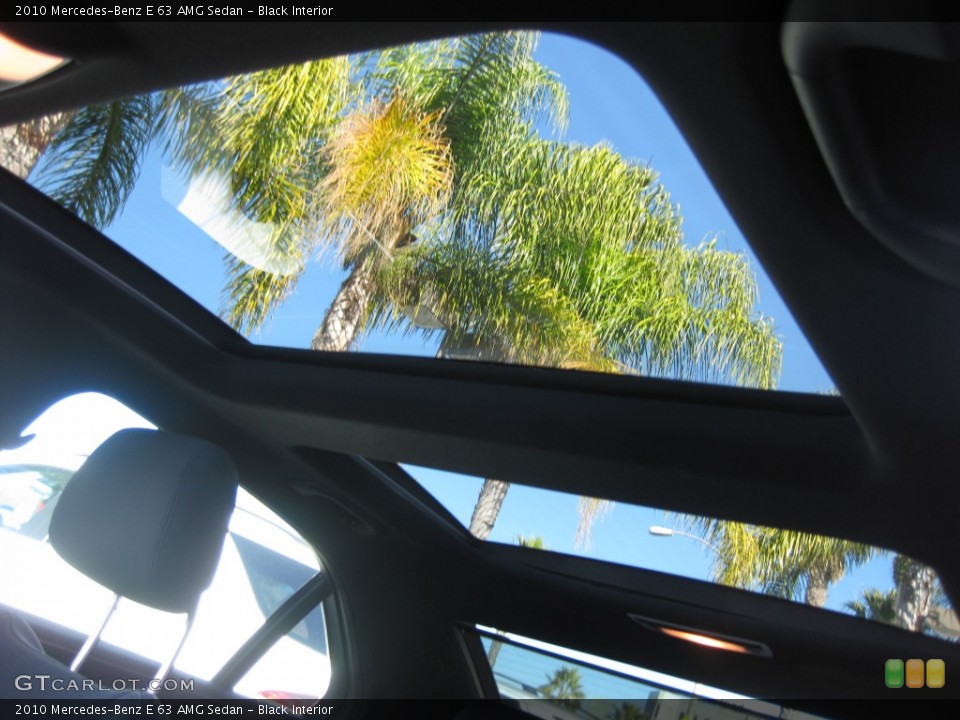 Black Interior Sunroof for the 2010 Mercedes-Benz E 63 AMG Sedan #76330614