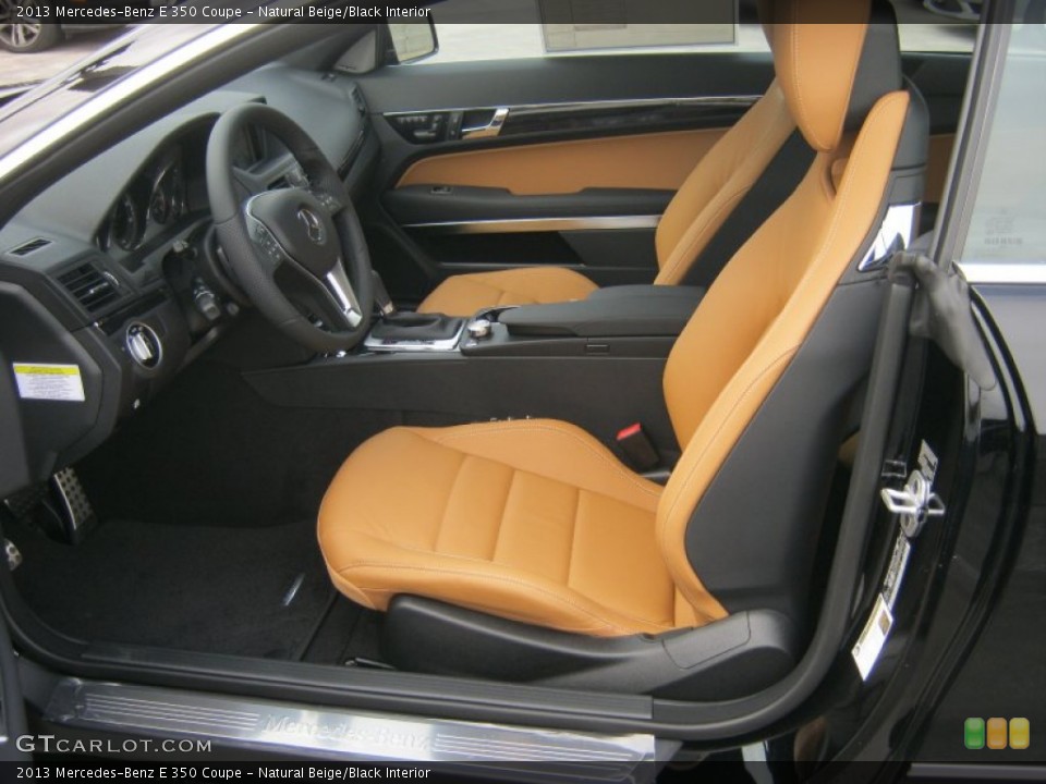 Natural Beige/Black Interior Photo for the 2013 Mercedes-Benz E 350 Coupe #76331768