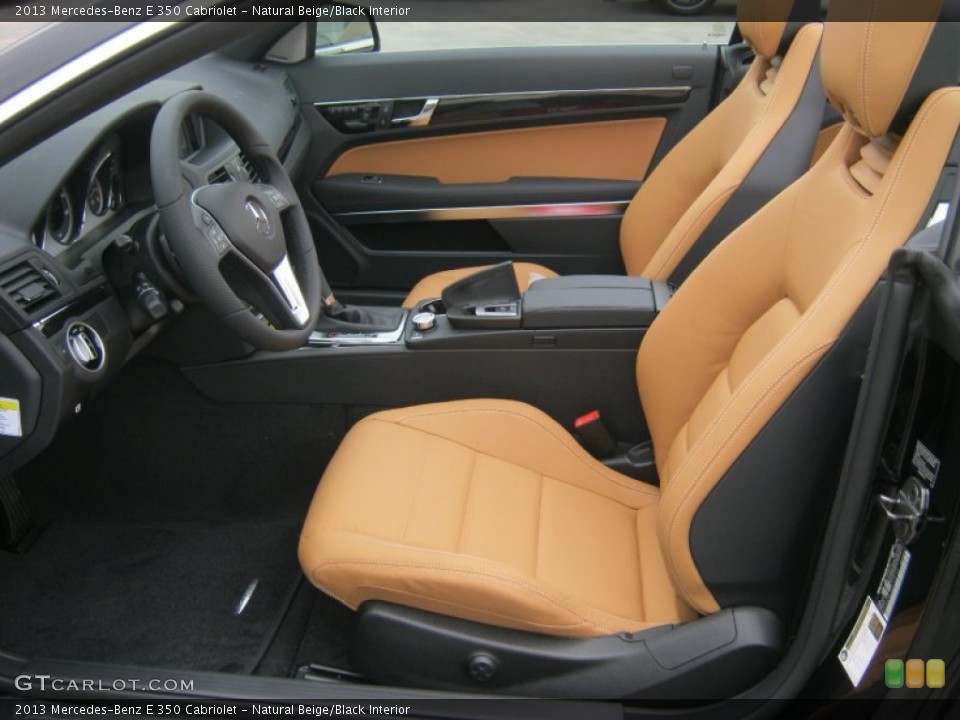 Natural Beige/Black Interior Photo for the 2013 Mercedes-Benz E 350 Cabriolet #76331795