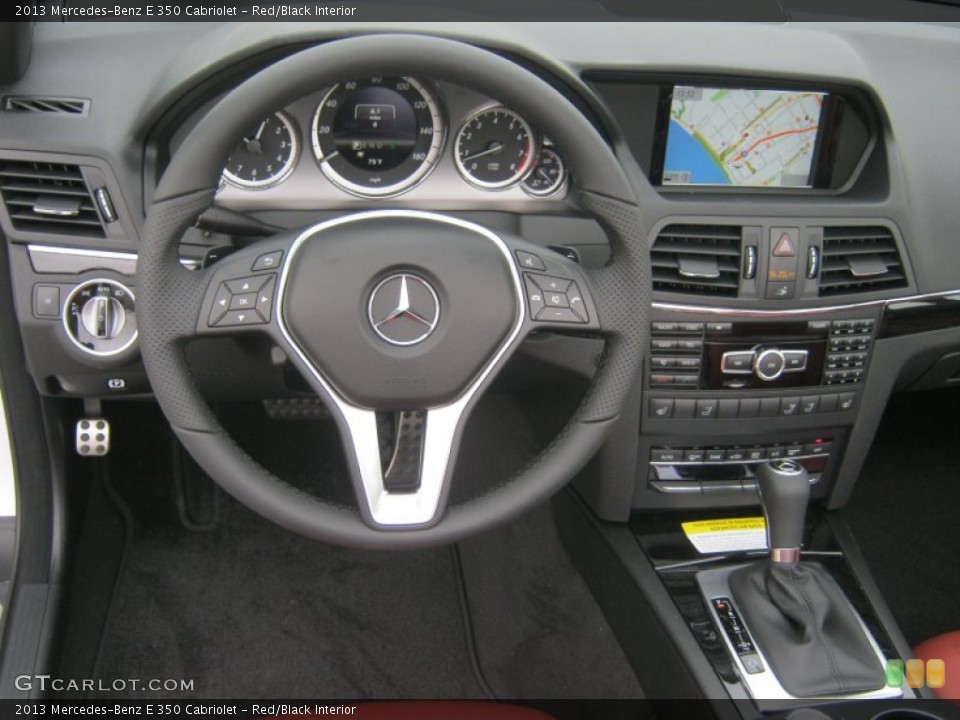 Red/Black Interior Dashboard for the 2013 Mercedes-Benz E 350 Cabriolet #76331834
