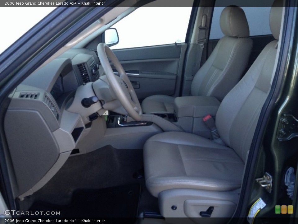 Khaki Interior Front Seat for the 2006 Jeep Grand Cherokee Laredo 4x4 #76333368