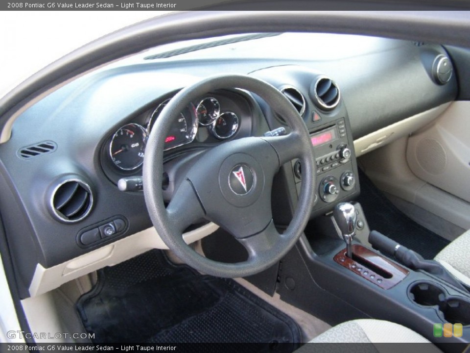 Light Taupe Interior Prime Interior for the 2008 Pontiac G6 Value Leader Sedan #76333635
