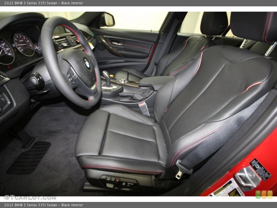 Black Interior Front Seat for the 2013 BMW 3 Series 335i Sedan #76333804