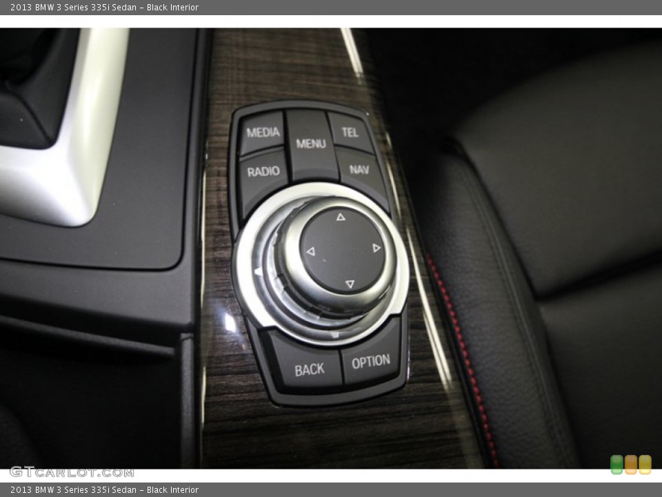 Black Interior Controls for the 2013 BMW 3 Series 335i Sedan #76334221