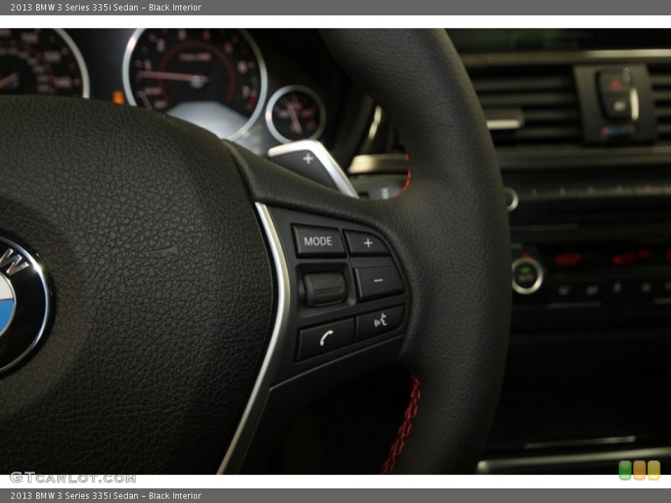 Black Interior Controls for the 2013 BMW 3 Series 335i Sedan #76334281