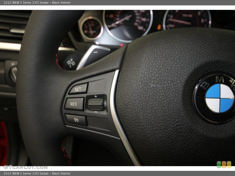Black Interior Controls for the 2013 BMW 3 Series 335i Sedan #76334305