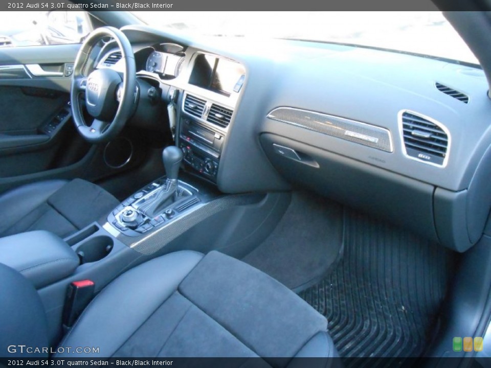Black/Black Interior Dashboard for the 2012 Audi S4 3.0T quattro Sedan #76334690