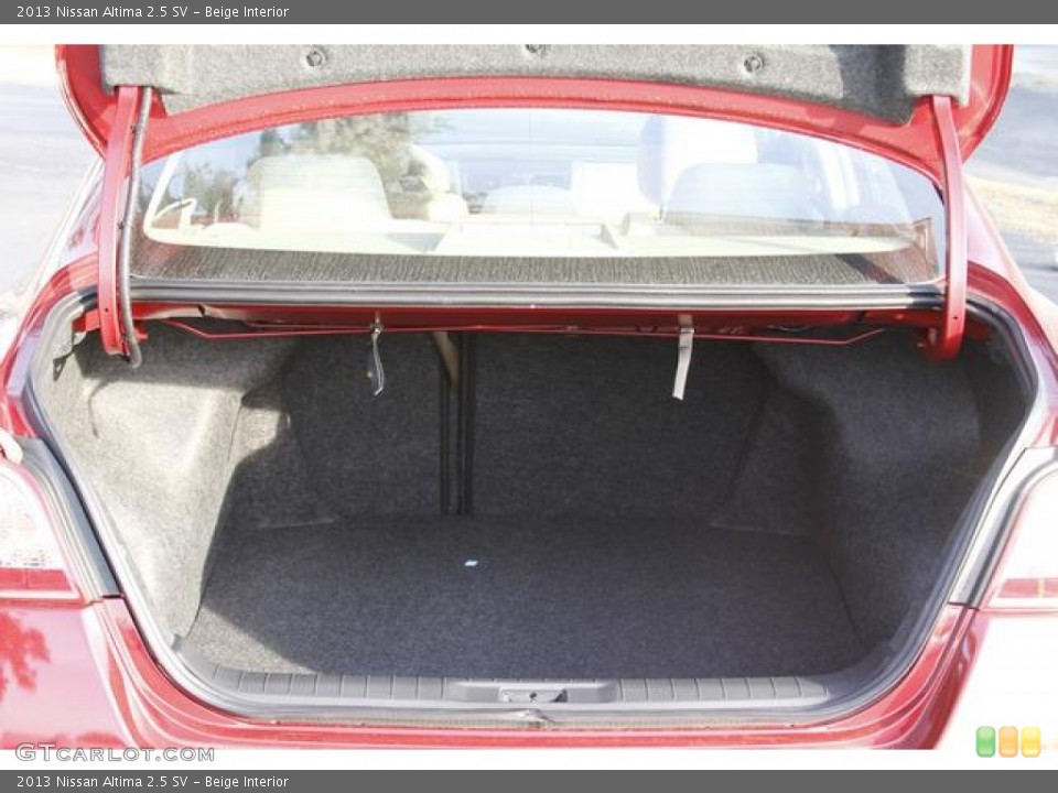 Beige Interior Trunk for the 2013 Nissan Altima 2.5 SV #76335304
