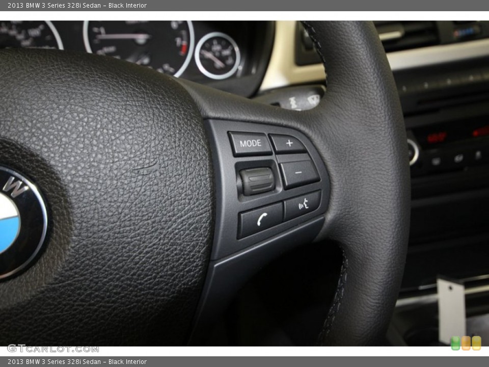 Black Interior Controls for the 2013 BMW 3 Series 328i Sedan #76335487