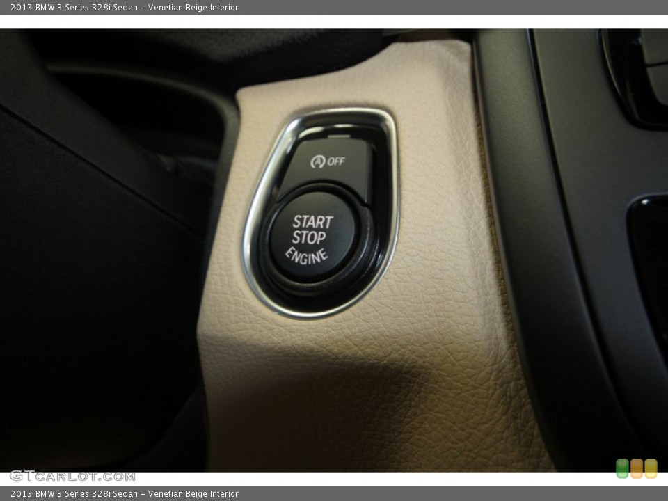 Venetian Beige Interior Controls for the 2013 BMW 3 Series 328i Sedan #76336564