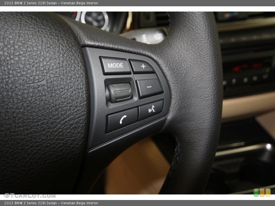 Venetian Beige Interior Controls for the 2013 BMW 3 Series 328i Sedan #76336581