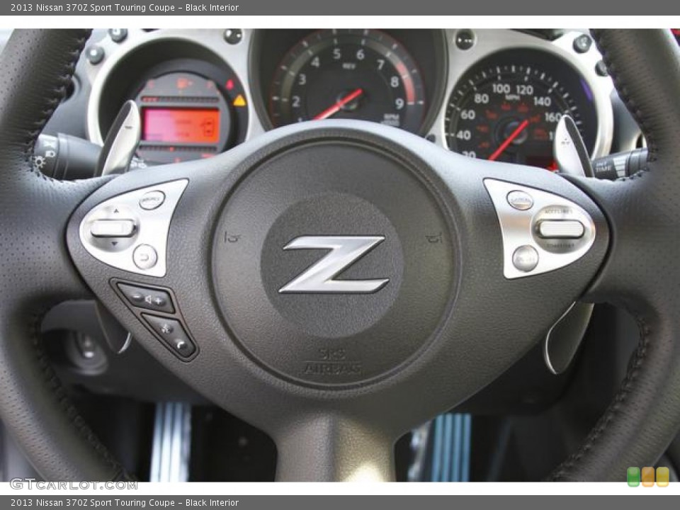 Black Interior Steering Wheel for the 2013 Nissan 370Z Sport Touring Coupe #76336723