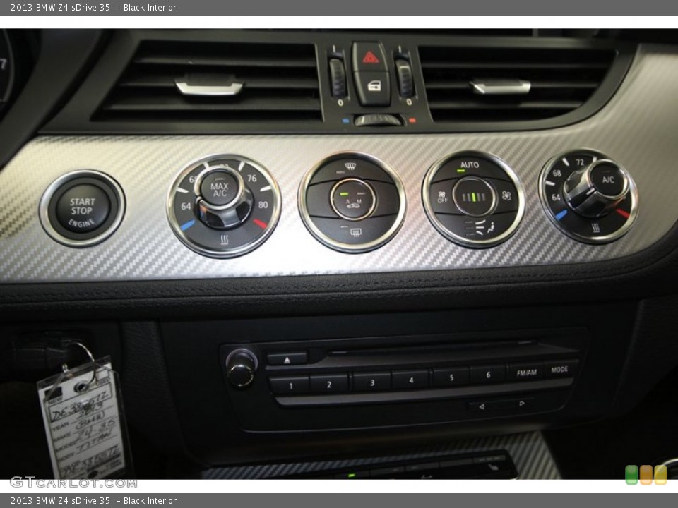 Black Interior Controls for the 2013 BMW Z4 sDrive 35i #76337074