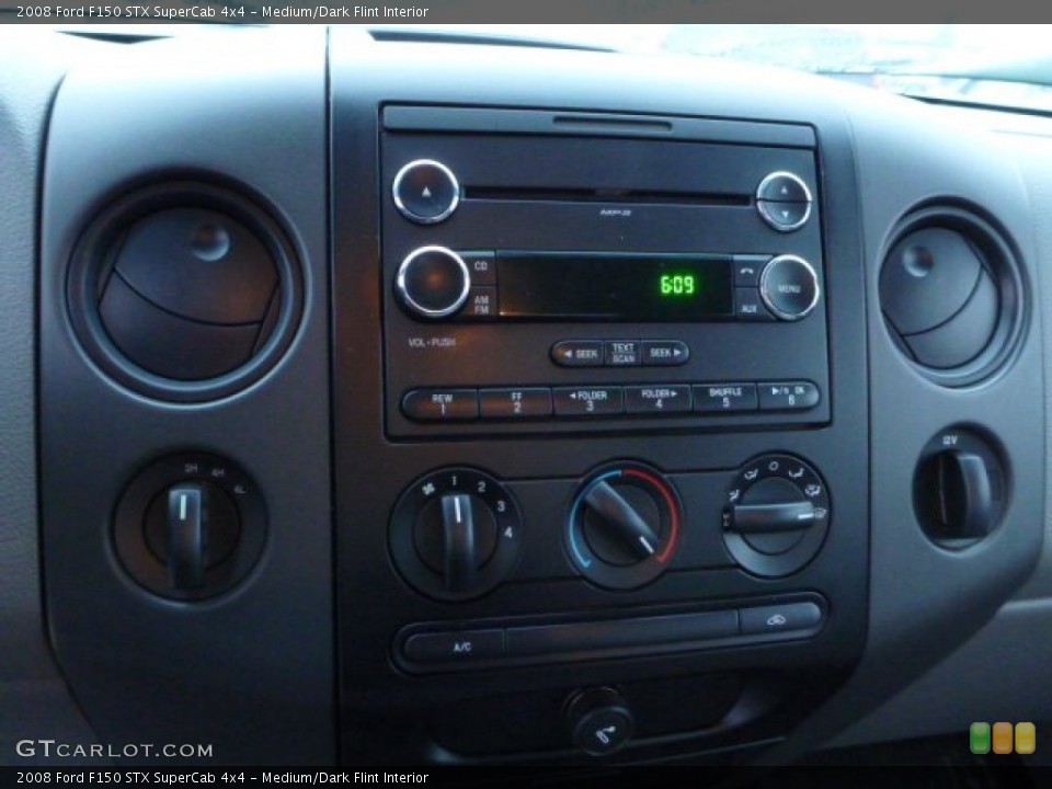 Medium/Dark Flint Interior Controls for the 2008 Ford F150 STX SuperCab 4x4 #76339537
