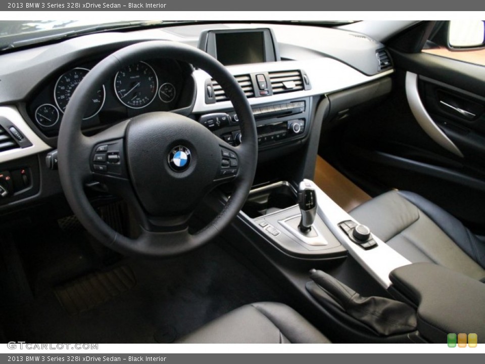 Black Interior Photo for the 2013 BMW 3 Series 328i xDrive Sedan #76341543