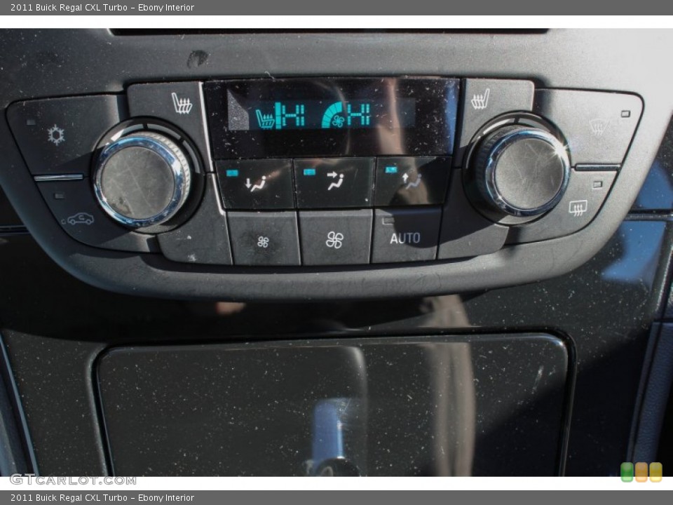 Ebony Interior Controls for the 2011 Buick Regal CXL Turbo #76342894