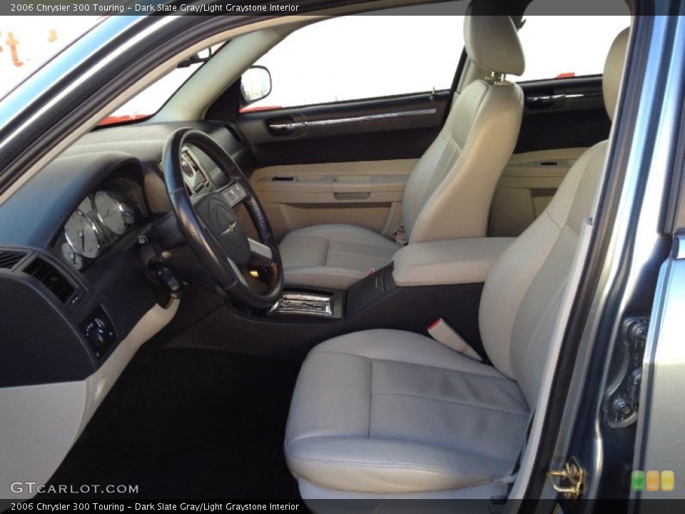 Dark Slate Gray/Light Graystone Interior Front Seat for the 2006 Chrysler 300 Touring #76343112