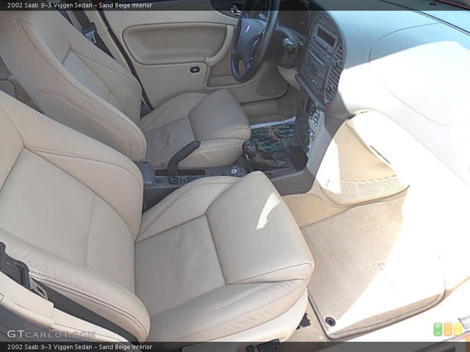 Sand Beige Interior Photo for the 2002 Saab 9-3 Viggen Sedan #76344075