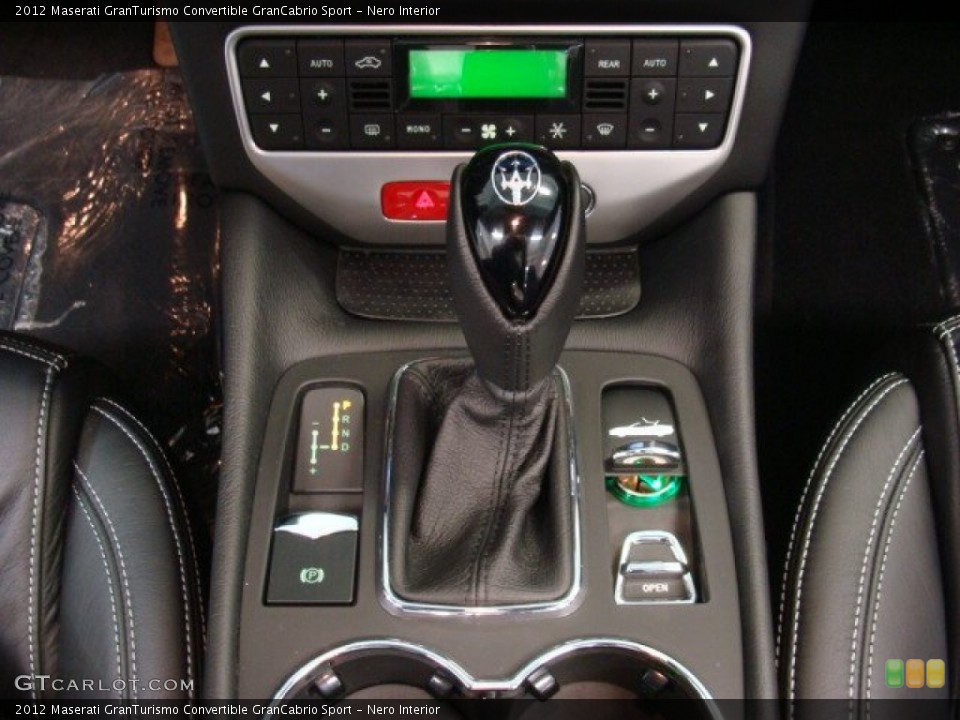 Nero Interior Transmission for the 2012 Maserati GranTurismo Convertible GranCabrio Sport #76344214