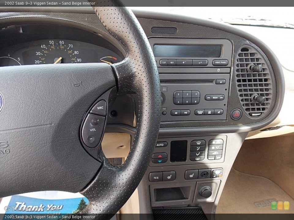 Sand Beige Interior Controls for the 2002 Saab 9-3 Viggen Sedan #76344318