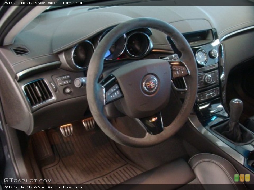 Ebony Interior Steering Wheel for the 2013 Cadillac CTS -V Sport Wagon #76344517