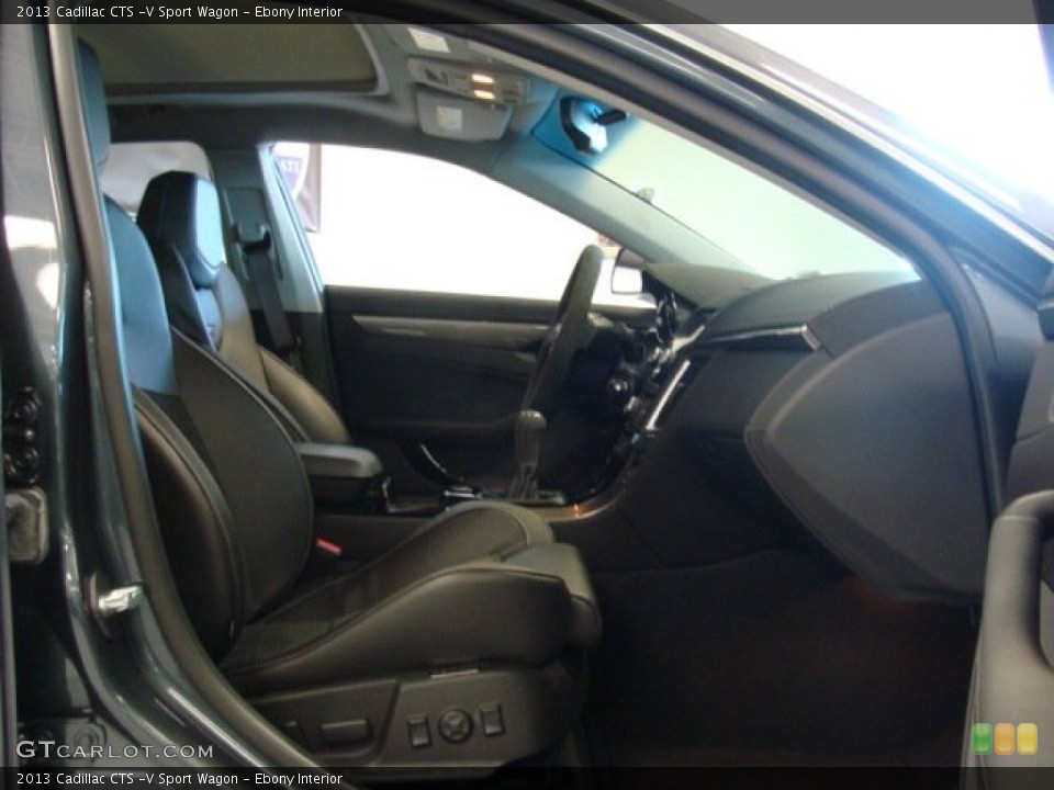 Ebony Interior Photo for the 2013 Cadillac CTS -V Sport Wagon #76344544