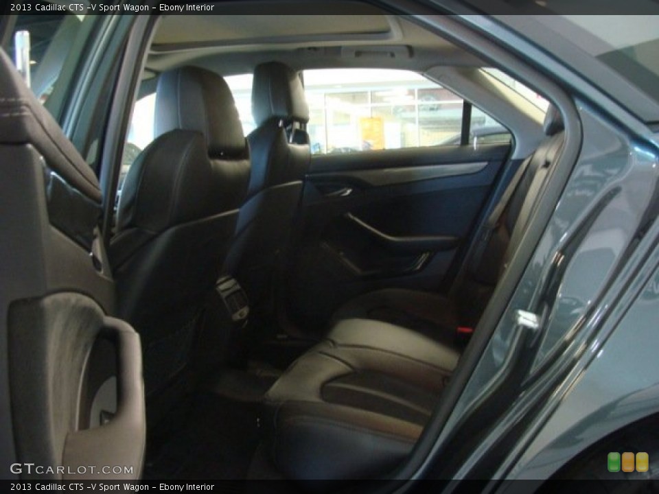 Ebony Interior Rear Seat for the 2013 Cadillac CTS -V Sport Wagon #76344661